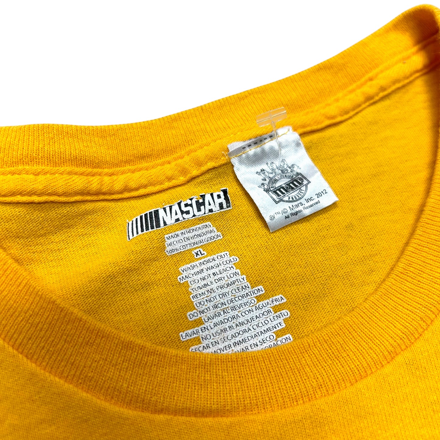 Early 2010s Kyle Busch M&M’s Racing Yellow Graphic T-Shirt - Size XL