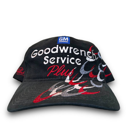 Early 2000s Dale Earnhardt Sr./Goodwrench Service Black Embroidered Snapback Hat - One Size