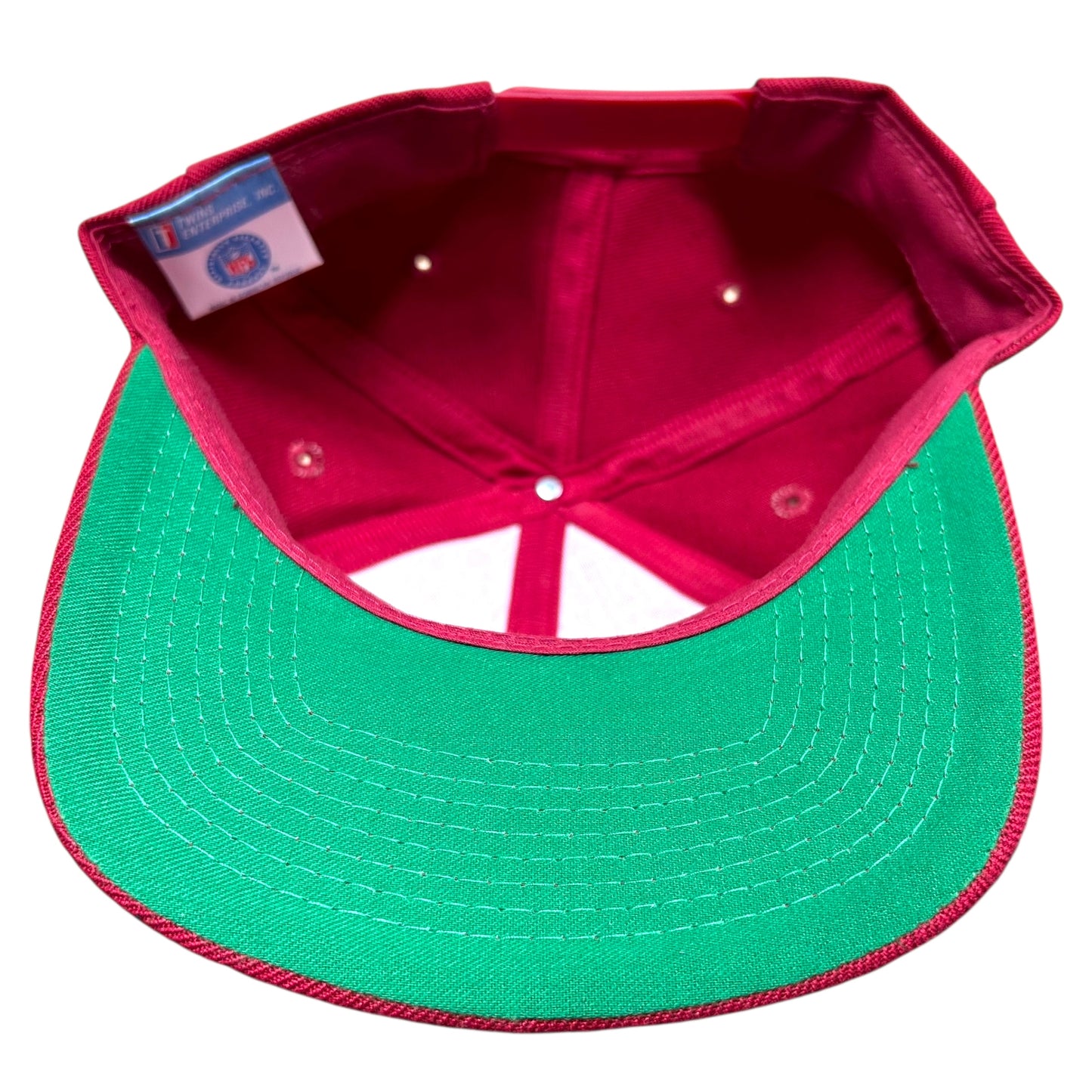 Vintage 1990s San Francisco 49ers Burgundy Snapback Hat - One Size