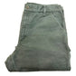 Late 2000s Carhartt Loose Fit Green Carpenter Pants - Size 36” x 32”