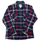 Vintage 1990s Saugatuck Dry-Goods Company Red/Blue Green Flannel Shirt - Size Medium (Fits M/L)