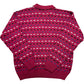 Vintage 1990s “Irvine Park” Maroon Collared Knit Sweater - Size Large