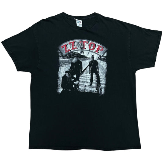 Modern ZZ Top Black Tour Graphic T-Shirt - Size XL (Fits L/XL)