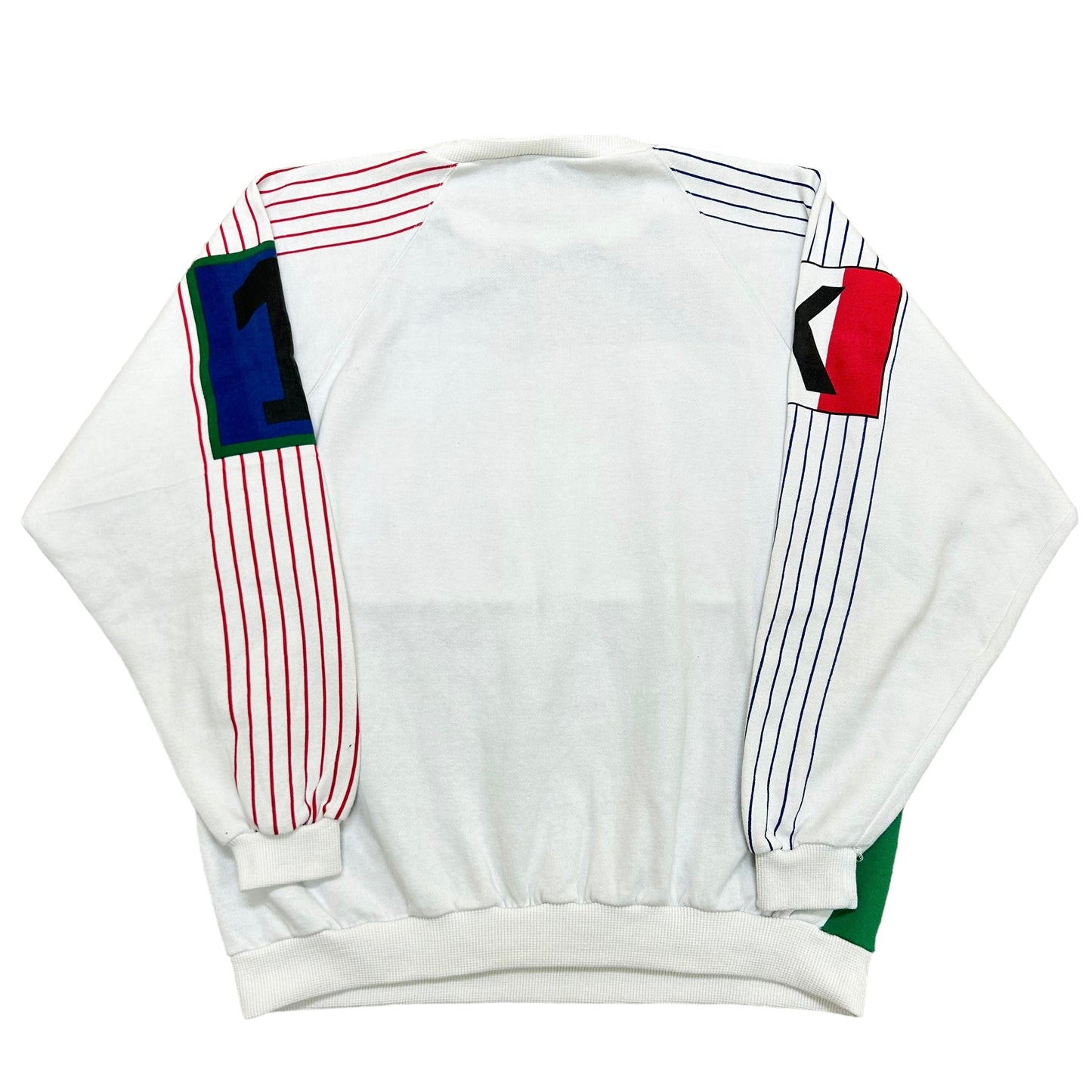 Vintage 1980s Cotler “Champs Kamikaze” White Crewneck Sweatshirt- Size Large