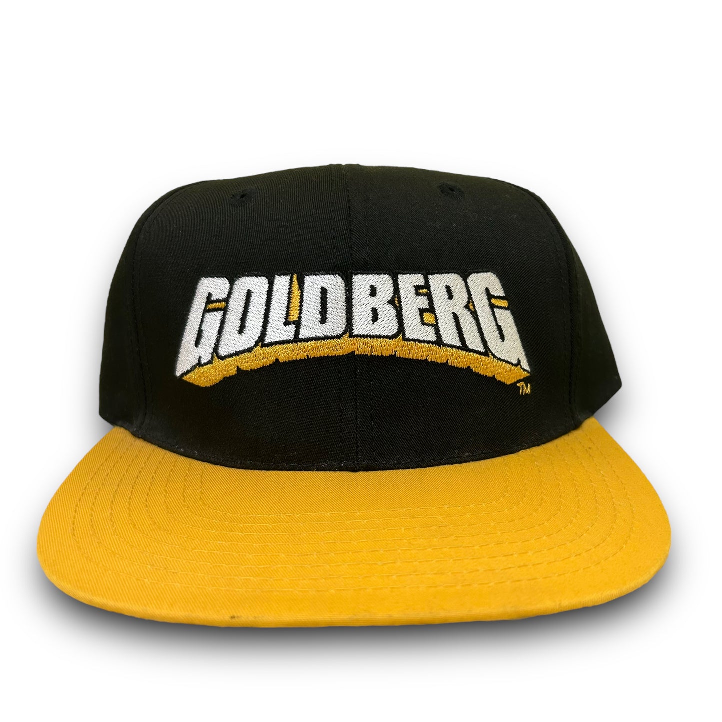NWOT Vintage 1990s WCW/NWO Wrestling Goldberg Embroidered Black Snapback Hat