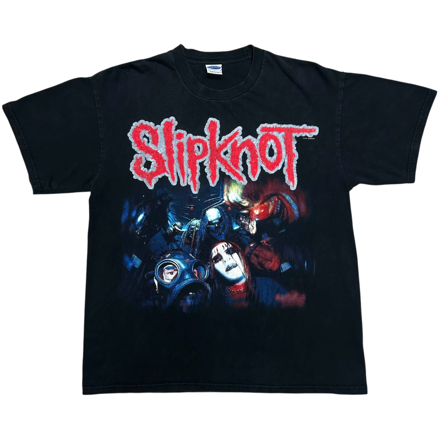 Early 2000s Slipknot Black Band Graphic T-Shirt - Size Large (Fits M/L)