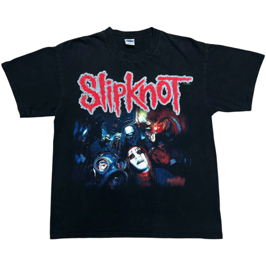 Early 2000s Slipknot Black Band Graphic T-Shirt - Size Large (Fits M/L)