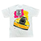 Vintage 1990s “Super Mario” Monte Carlo Racing White Graphic T-Shirt - Size Medium