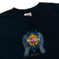 Y2K Hard Rock Cafe New York Center Logo Black Graphic T-Shirt - Size Medium