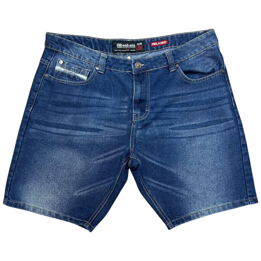 Late 2000s Ecko Unltd. Medium Wash  Relaxed Fit Denim Shorts - Size 38” Waist