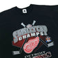 Vintage 1990s Detroit Red Wings ‘98 Stanley Cup Champions Black Graphic T-Shirt - Size Large
