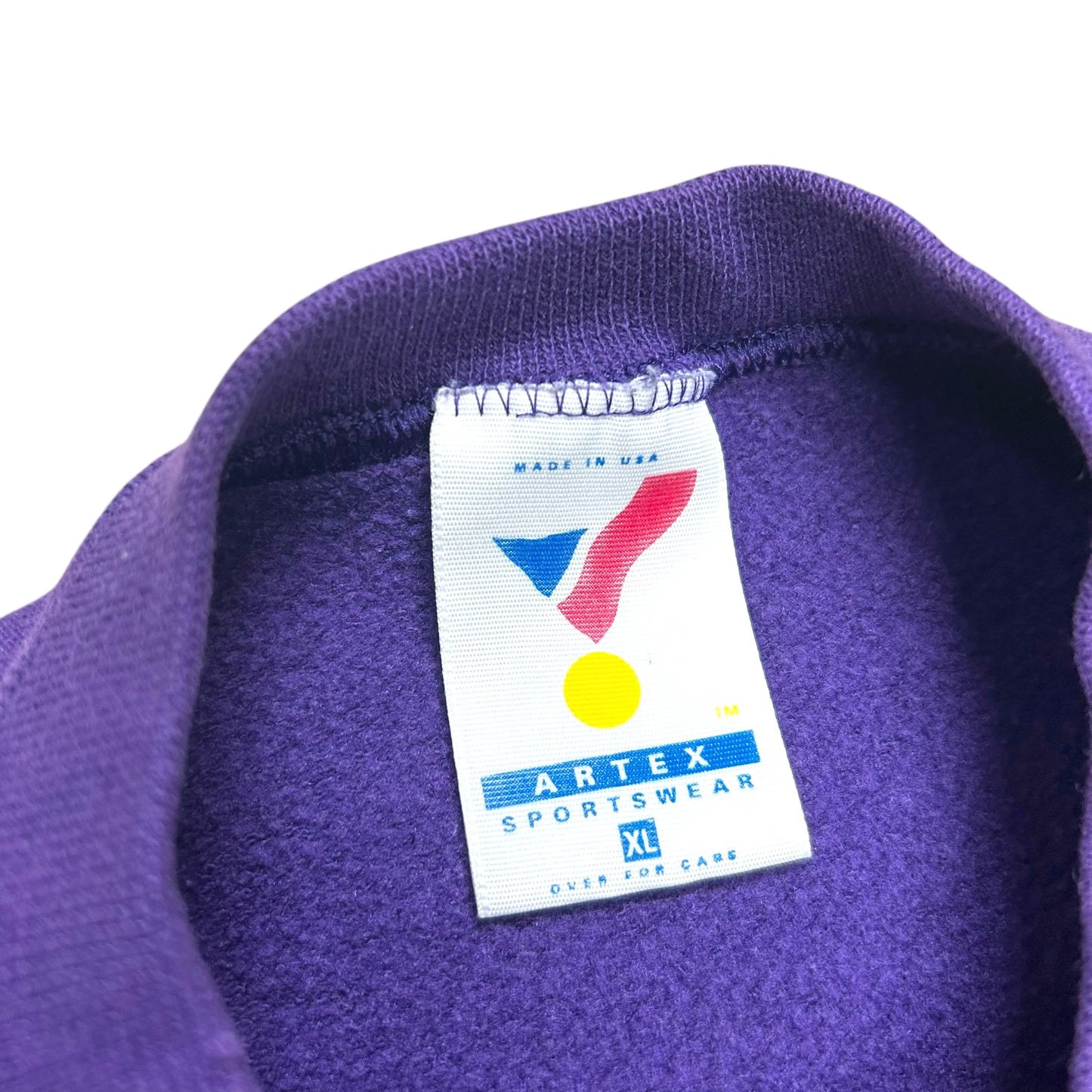 Vintage 1990s Utah Jazz Purple Embroidered Crewneck Sweatshirt - Size XL (Fits M/L)