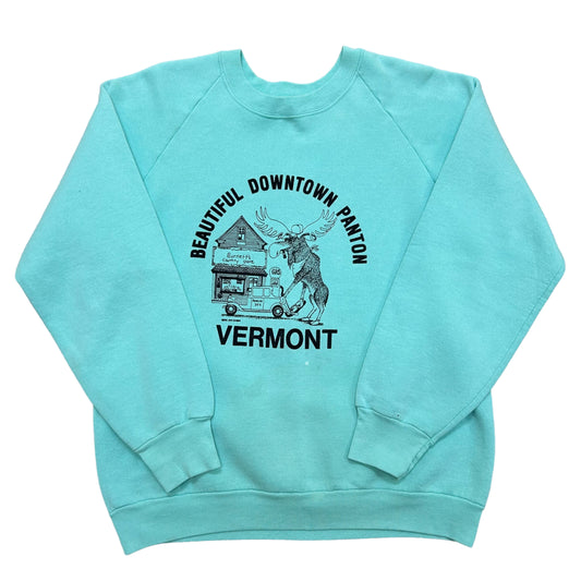 Vintage 1980s “Beautiful Downtown Panton Vermont” Crewneck Sweatshirt - Size Large