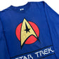 Vintage 1990s Star Trek Blue Long Sleeve Graphic T-Shirt - Size Large