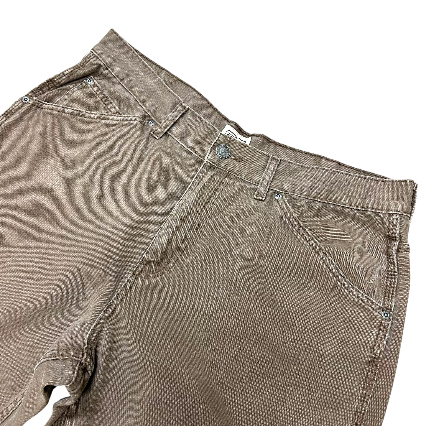 Late 2000s Schmidt Workwear Brown Carpenter Pants - Size 38” x 32”