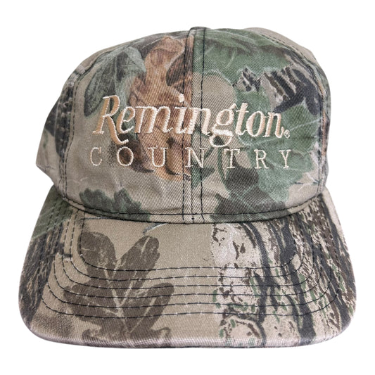 Vintage 1990s Remington Country Realtree Camo Snapback Hat - One Size