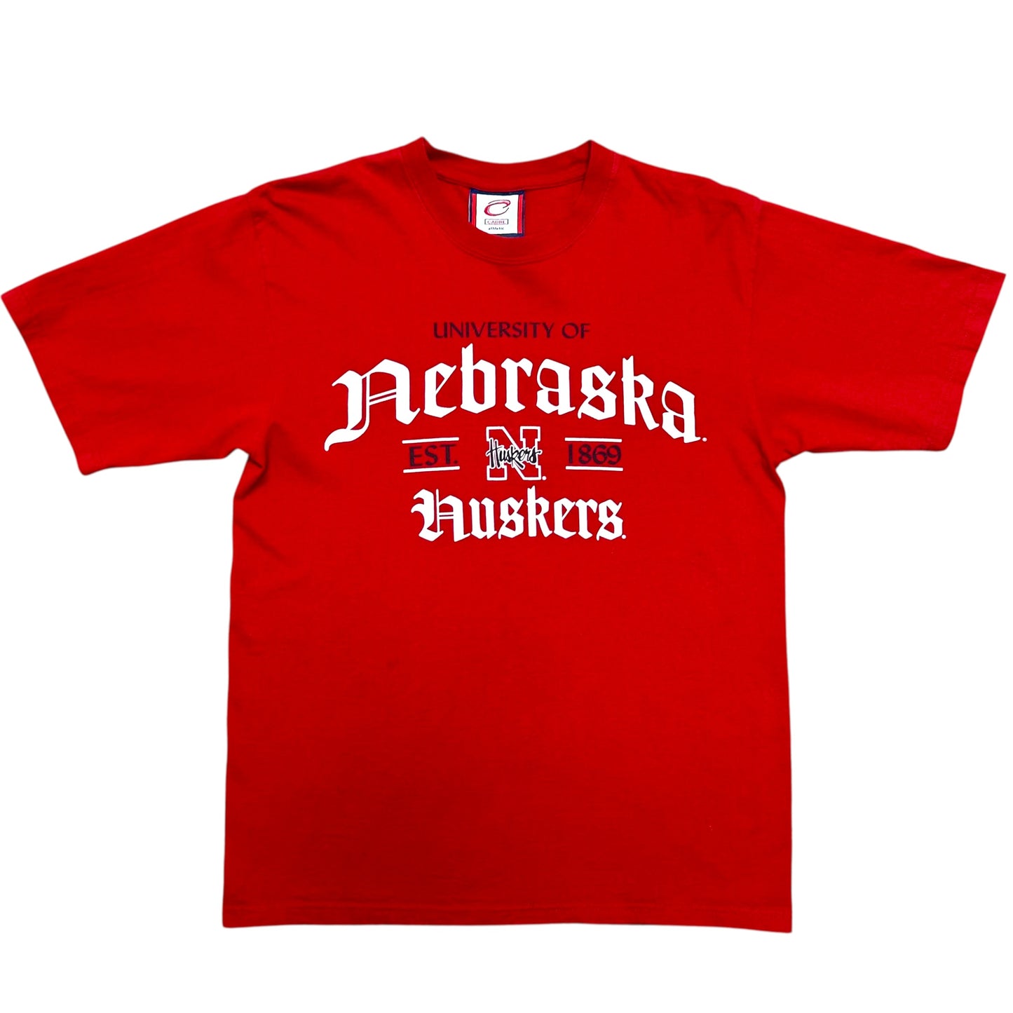 Late 2000s University of Nebraska Red Graphic T-Shirt - Size Medium