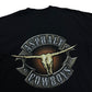 Vintage 1990s Brooks & Dunn “Asphalt Cowboys” Black Graphic T-Shirt - Size Large