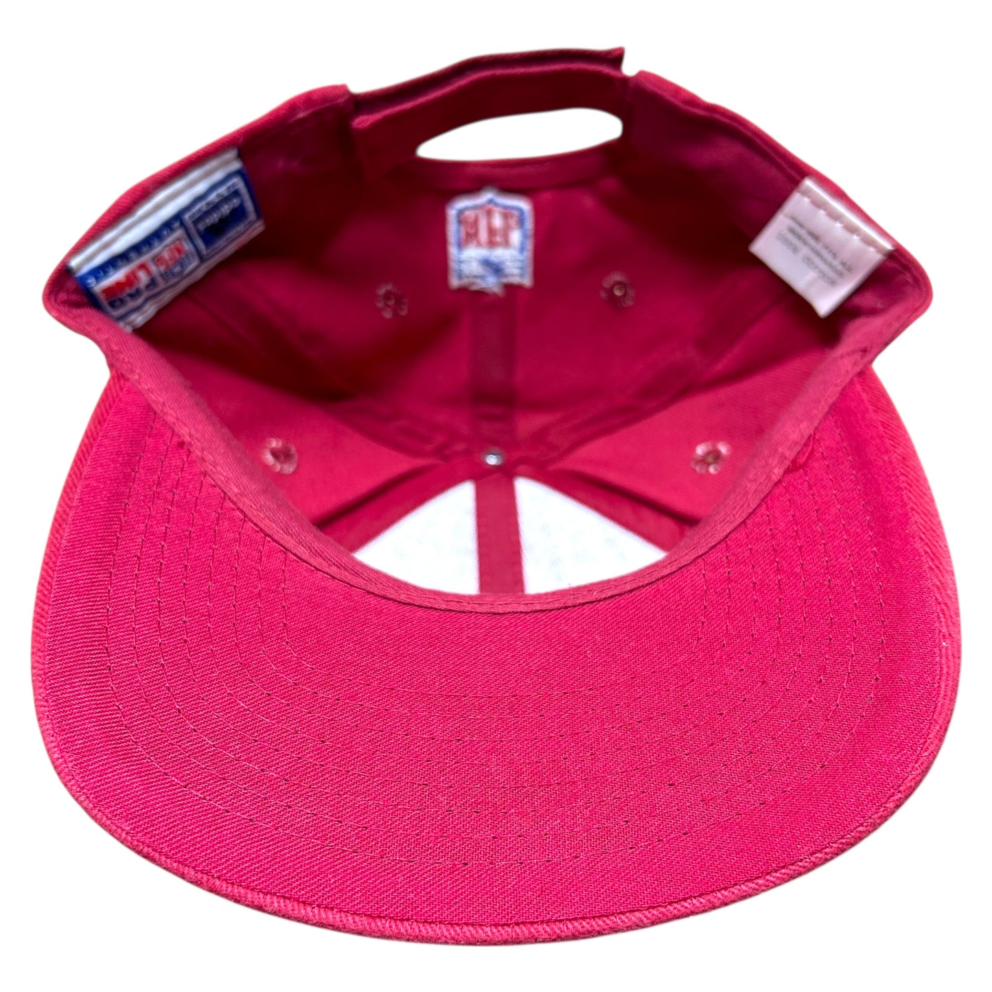 Early 2000s Adidas Tampa Bay Buccaneers Burgundy Strapback Hat - One Size