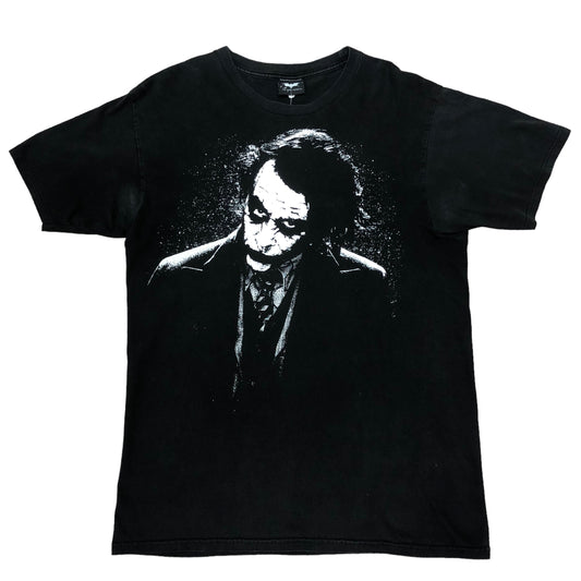 Y2K Batman The Dark Knight Joker Movie Promo Graphic T-Shirt - Size Large