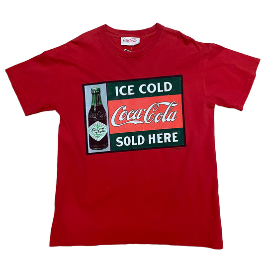 Vintage 1994 Coca-Cola Red Graphic T-Shirt - Size XL